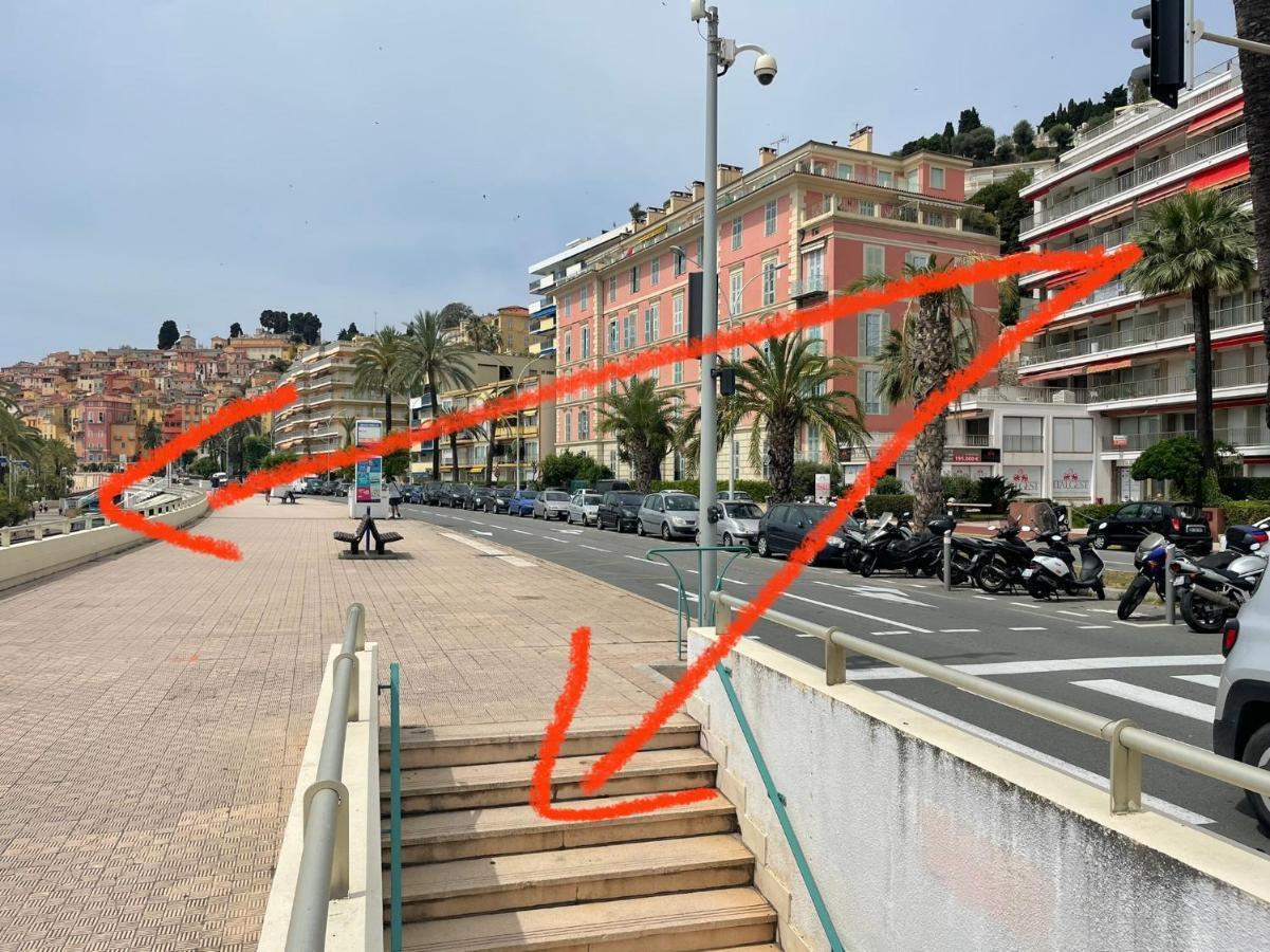 La Room: Seaside Apartment + Terrace + Parking Menton Eksteriør bilde